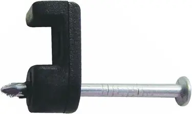 Black Coaxial Staple Snap-On Stand – 25-Pack 1