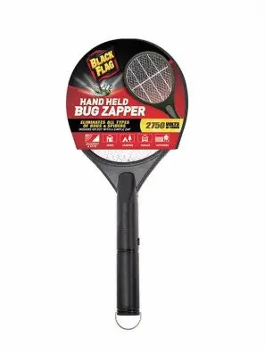 Black Flag Handheld Electric Bug Zapper Racket 1