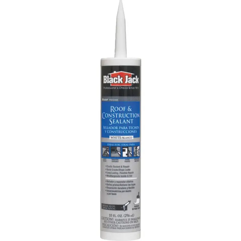 Black Jack Roof & Construction Sealant – Flexible, 10-Ounce Tube 1
