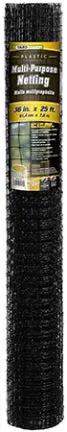 Black Multi-Purpose Fencing Roll (3 Ft × 25 Ft) 1