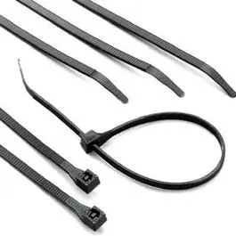Black Nylon Cable Ties – 4-Inch Length, 30-Pack 1