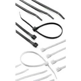 Black Nylon Cable Ties – 8-Inch Length, Pack Of 25 1