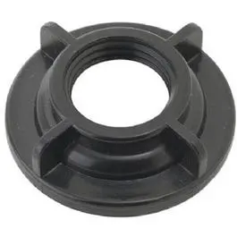 Black Plastic 1/2-Inch Ips Faucet Nuts (2-Pack) 1