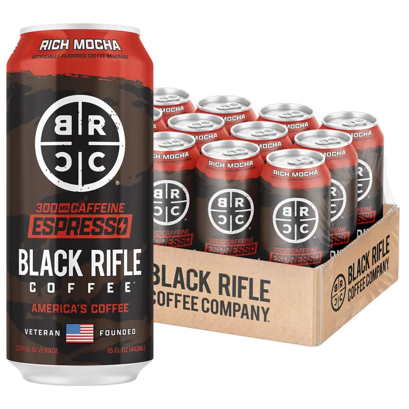 Black Rifle Coffee Ready-To-Drink Rich Mocha – 300 Mg Caffeine, 11 Oz 1