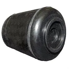 Black Rubber Furniture Leg Protector – 1/2" Diameter Non-Slip Cap 1