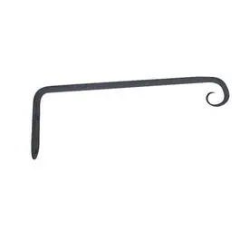 Black Straight Hanging Plant Hook – 10-Inch 1