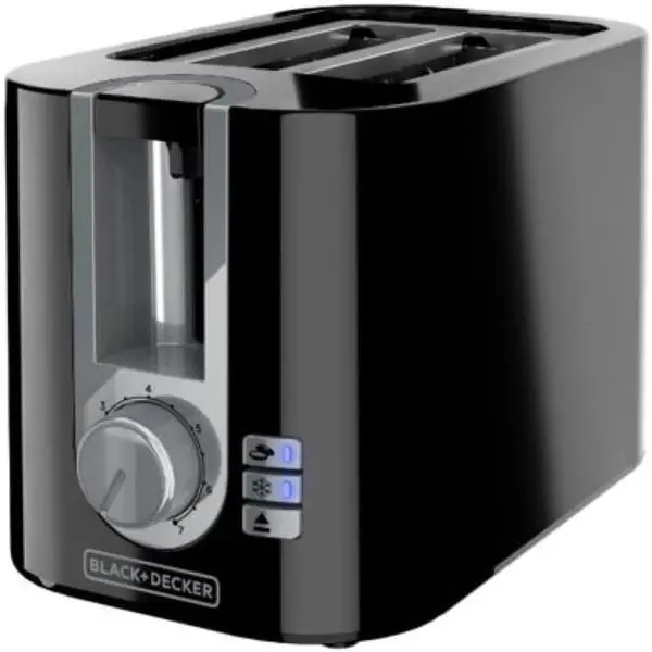 Black+Decker Tr0025B 2-Slice Toaster With Adjustable Browning Control 1