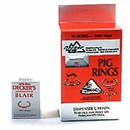 Blair No. 1 Pig Ear Notcher Ring – 100-Piece Veterinary Pack 1