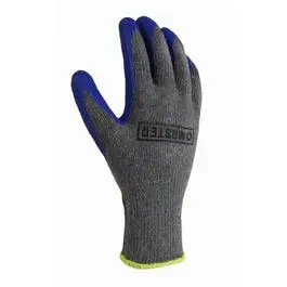 Blue Crinkle Latex-Coated Knit Work Gloves – Men’S Large 1