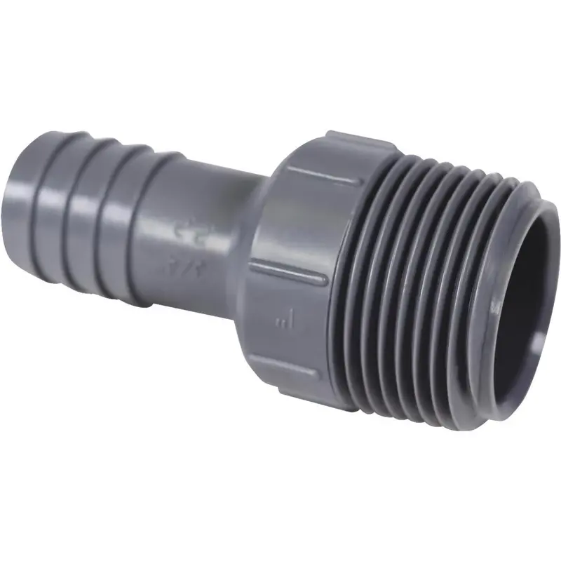 Boshart Reducing Hose Adapter – 3/4 In Insert X 1 In Mip Polypropylene 1