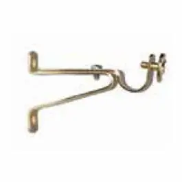 Brass Cafe Rod Mounting Bracket – 9/16-Inch, Sold As Pair 1