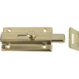 Brass Door Slide Bolt – 3-Inch Heavy-Duty Security Latch 1