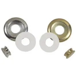 Brass-Finish Ceiling Glass Lock-Up Installation Kit 1