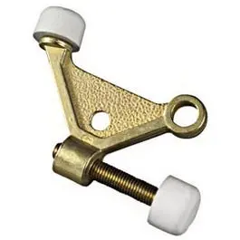 Brass Hinge Pin Doorstop With Adjustable Stop Function 1