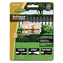 Brass Industrial-Grade Power Water Nozzle – 3/4-Inch Threaded Inlet 1
