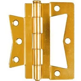 Brass Non-Mortise Hinges – 4 In. X 4 In., Pack Of Two 1