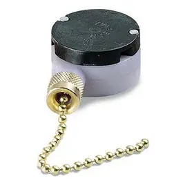 Brass-Plated Pull-Chain Switch For Ceiling Fans 1