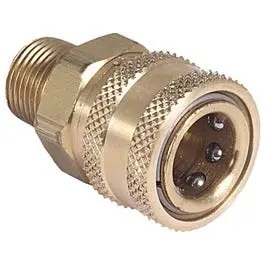 Brass Quick-Connect Socket For Pressure Washers – 3/8 In. Mnpt × 3/8 In. 1