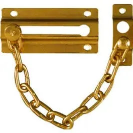 Brass Security Door Chain Assembly 1