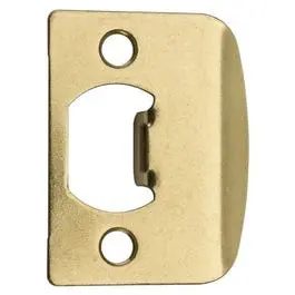 Brass Standard Duty Lock Strike Plate – Surface-Mount Design 1