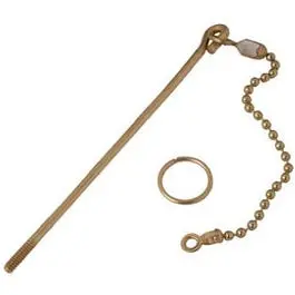 Brass Toilet Tank Lift Wire And Chain — Corrosion-Resistant Replacement Hardware 1