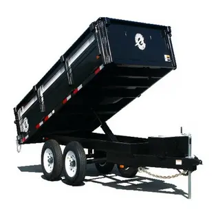 Bri-Mar 7,000-Lb Hydraulic Tilt Dump Trailer 1