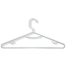 Brilliant White Plastic Hangers – 15-Pack 1