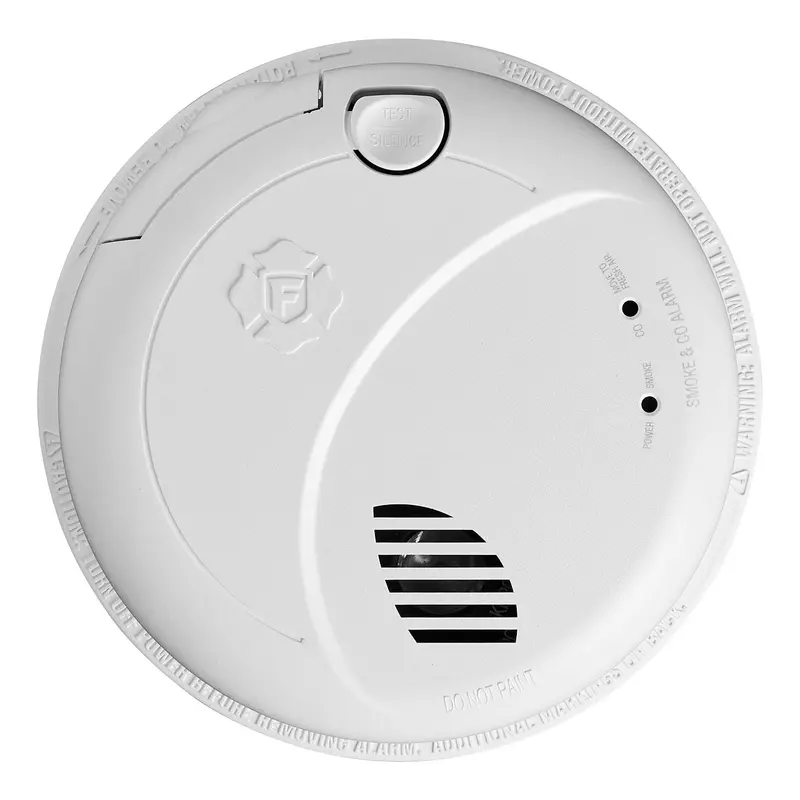 Brk 1046781 Hardwired Smoke And Carbon Monoxide Alarm With Battery Backup And Voice Alerts 1