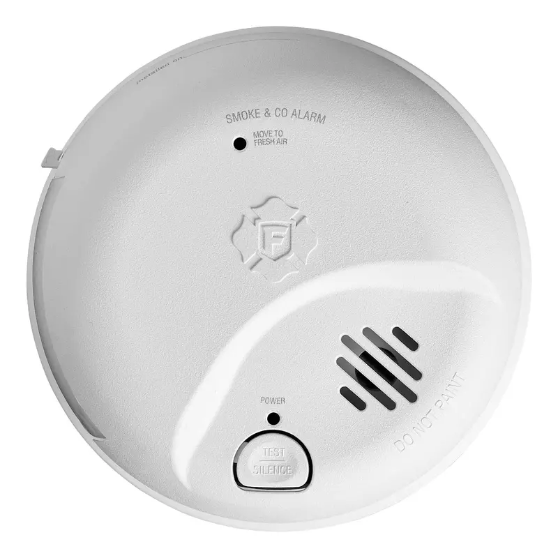 Brk 1046870 Hardwired Smoke And Carbon Monoxide Alarm With Interconnect & Battery Backup 1