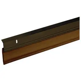Bronze Aluminum-And-Vinyl Door Sweep (2-3/8 In X 3 Ft) 1
