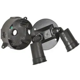 Bronze Double Floodlight Mounting Bracket Kit 1