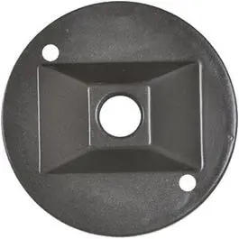 Bronze-Finished Round Weatherproof Lampholder Cover For Exterior Use 1