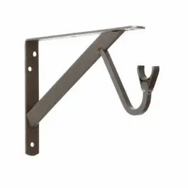 Bronze Shelf And Rod Support Bracket – 11.25-Inch 1