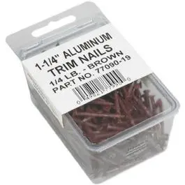Brown Finish Trim Nails – 1.5-Inch, 1/4-Pound Pack 1