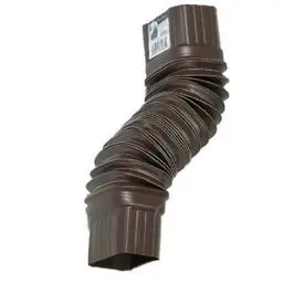 Brown Gutter Flex Elbow Fitting – 2" X 3" 1
