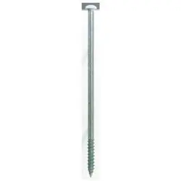 Brown-Head Gutter Screws – 7-Inch Length, 10-Pack 1