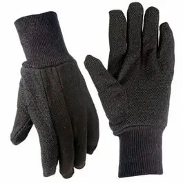 Brown Jersey Knit Work Gloves – Men’S Large 1