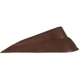 Brown Rubber Floor Wedge Door Stop – Non-Slip 2-Pack 1