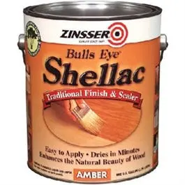 Bull'S Eye Amber Shellac – 1-Gallon Can, Traditional Finish 1
