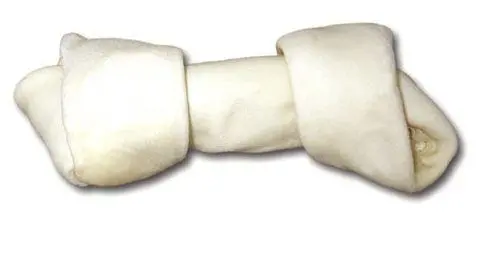 Cadet Rawhide Knotted Dog Chew Toy – White, Durable Design 1