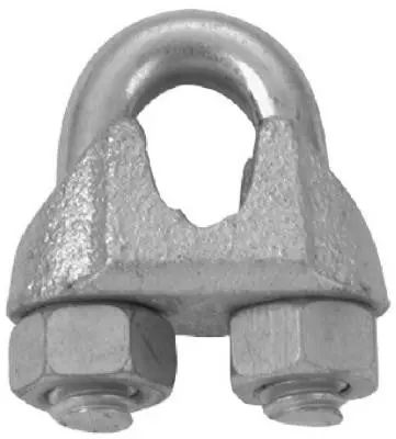 Campbell Electro-Galvanized 3/4" Wire Rope Clip 1