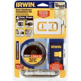 Carbon-Finish Door Lock Installation Hardware Kit 1