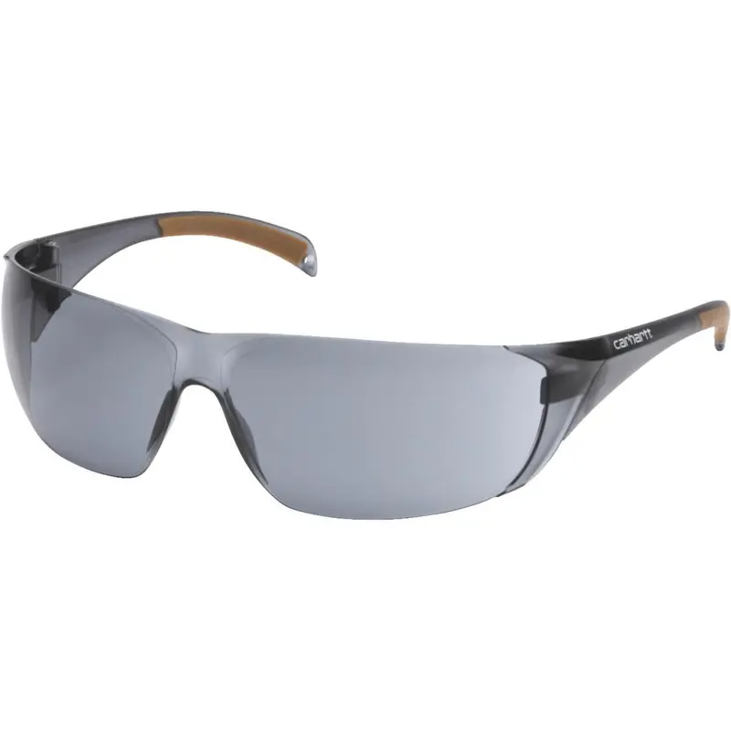 Carhartt Billings Gray Safety Glasses – Ansi Z87.1 Temple Style With Gray Lenses 1