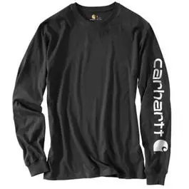 Carhartt Black Long-Sleeve Graphic T-Shirt 1