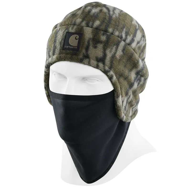 Carhartt Camo Fleece 2-In-1 Convertible Hat 1
