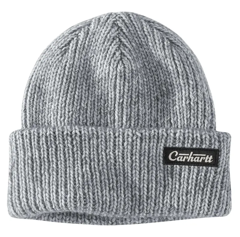 Carhartt Rib-Knit Beanie With Signature Patch – Classic Cold-Weather Hat 1