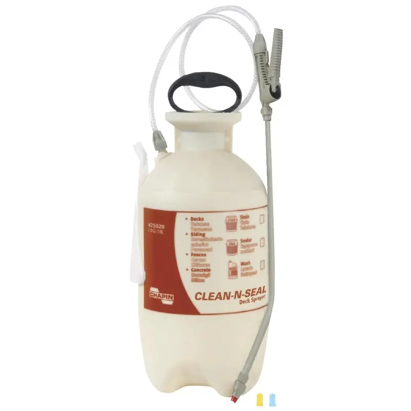 Chapin Clean-N-Seal 2-Gallon Poly Deck Sprayer With Adjustable Nozzle 1