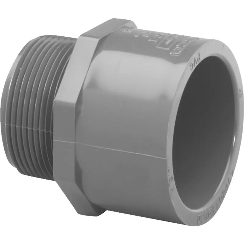 Charlotte Pipe 1/2-Inch Schedule 80 Male Pvc Adapter Fitting 1