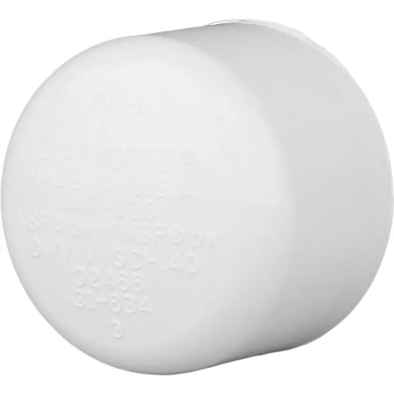 Charlotte Pipe 1/2" Schedule 40 Pvc Slip Cap – Pressure-Rated Fitting 1