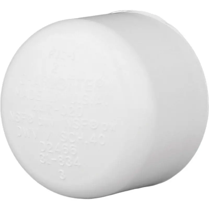 Charlotte Pipe 1" Schedule 40 Pvc Slip Cap For Pressure Applications 1